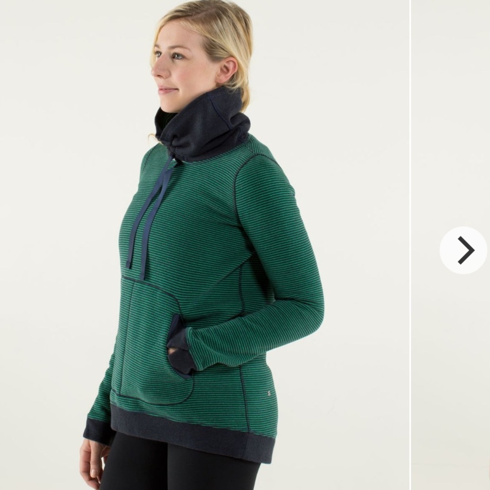 Lululemon- Avenue Pullover- GreenBean/Inkwell- ~Sz 12 (No Size Dot)